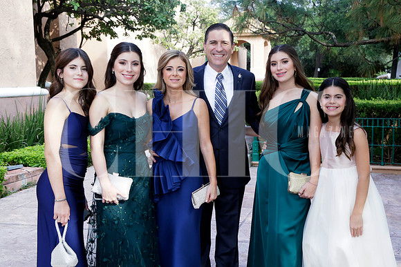 Roberta Maldonado, Eugenia Maldonado, Marú González de Maldonado, Mauricio Maldonado, Fernanda Maldonado y Cordelia Maldonado