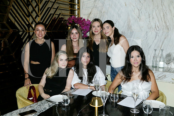 Heidi Rojo, Ana Victoria Lazalde, Paola Padilla, Regina González, Paulina Quiroga de Castañon, Fernanda Montemayor de Andres y Daniela Montemayor