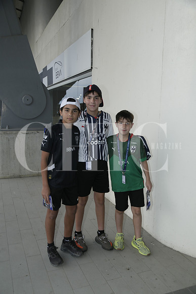 Eugenio Flores, Jorge Garza y Emilio Garza