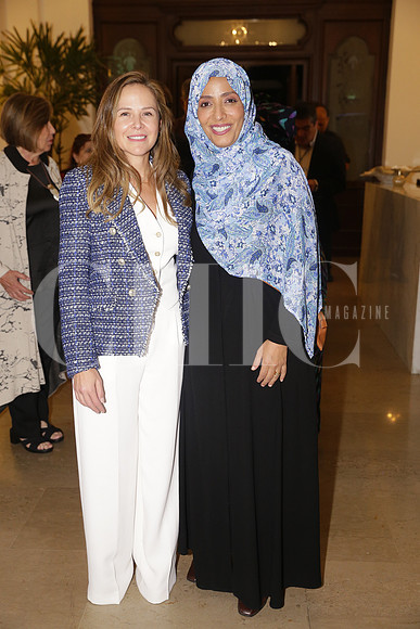 Gabriela Gutierrez y Tawakkul Karman 2