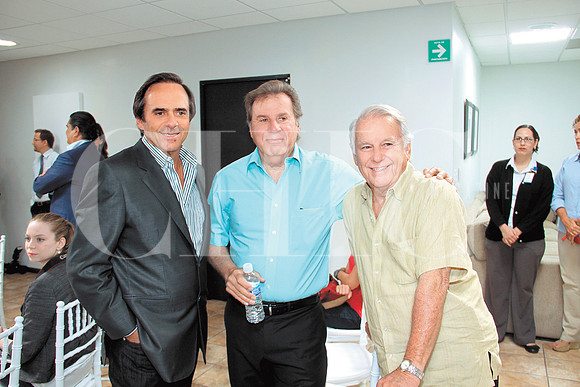 Federico Sada,Jaime  Lobeira y Alfonso Garza Junco