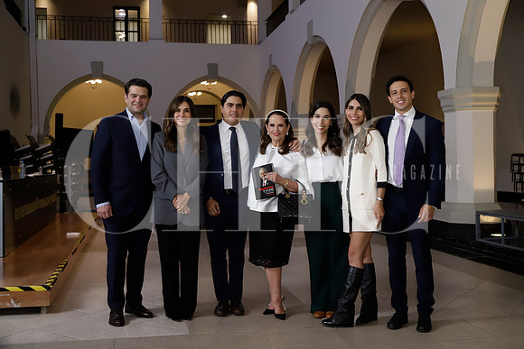 Francisco Cienfuegos, Lucia Todd, Rodrigo Todd, Elvira Lozano de Todd, Isabella Todd, Carolina Todd y José Antonio Collado 1