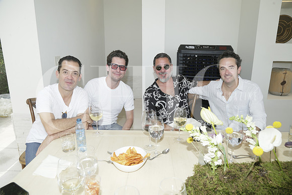 Sergio Gutíerrez, Dionisio González, Ferruco Pérez Salinas y Mauricio Morales