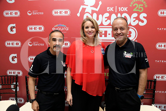 Arturo González, Elke González y Luis Enrique Montenegro