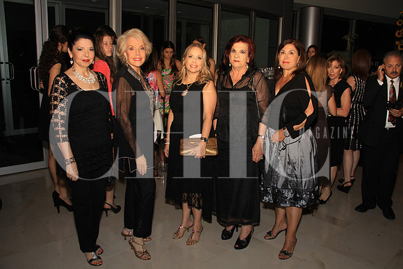 Sonia Laura Martínez, Lilia Flores de Otero, Sonia Serna, Myrna Marcos y Nora Nader
