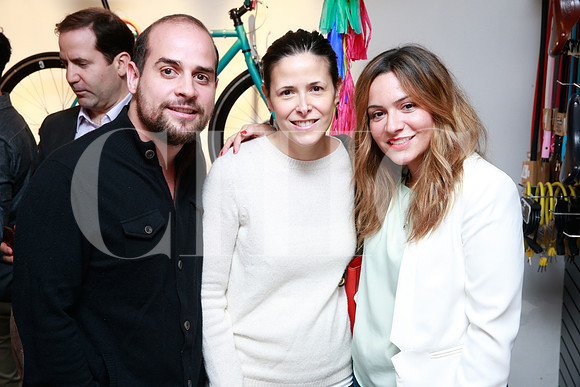 Luis Muzquiz, Lorena Saldaña y Daniela Mendoza