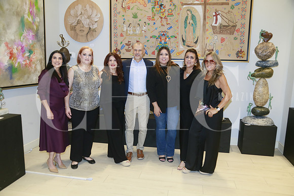 Celia de González, Verónica Russek, Sandra Calderon, Jorge Coste, Azucena Cruz, Diana Herrera y Sonia Sabido
