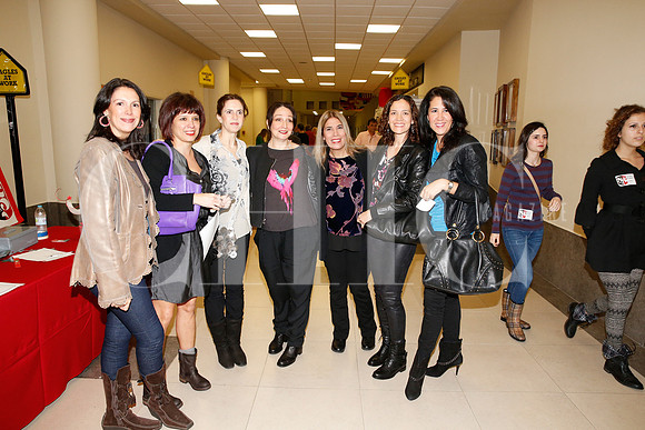 Gaby Ayala, Martha Reyes, Laura Fernández , Nancy Marcos,  Rosy González, Cecilia Gamboa y Mónica Jaime