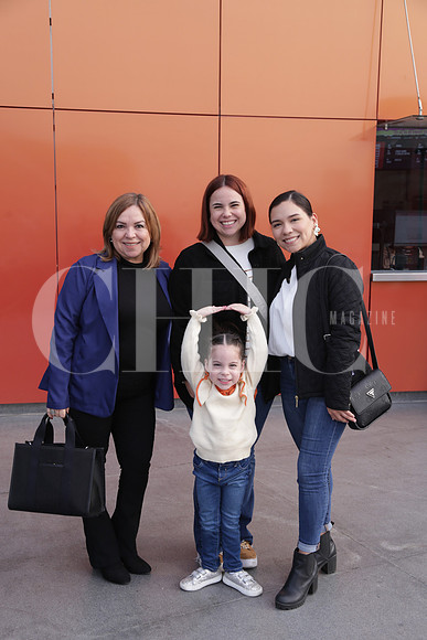 Iraseman Álvarez, Laura Fuentes, Andrea Silva y Laura Silva