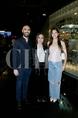 Andres Assam, Martha Marcos y Daniela Páez