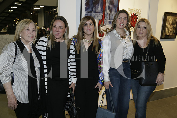 Rosa María González, Catalina López Portillo, Sam López Portillo, Juliana Chapa y Norma Peña