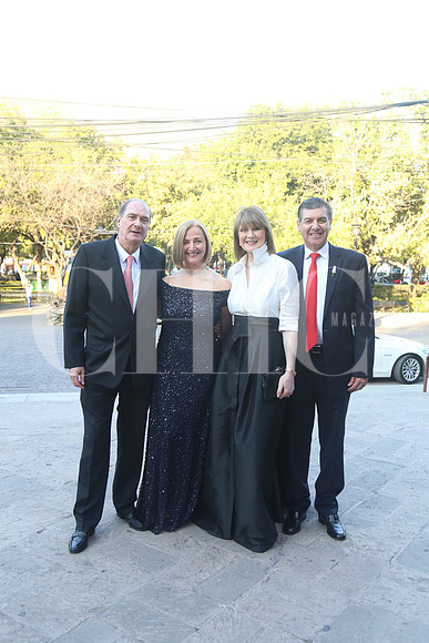 Daniel Caraco, Marcela del Valle de Caraco, Lucia Fernnadez y Humberto Lozano