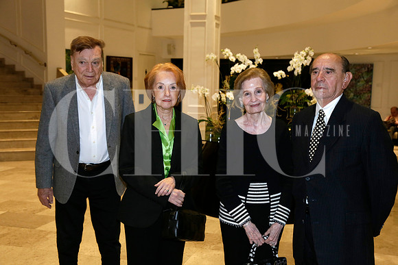 Isamel Gómez, Lucila Charles de Gómez, Geraldina de la Fuente de Villarreal y Martín Villarreal