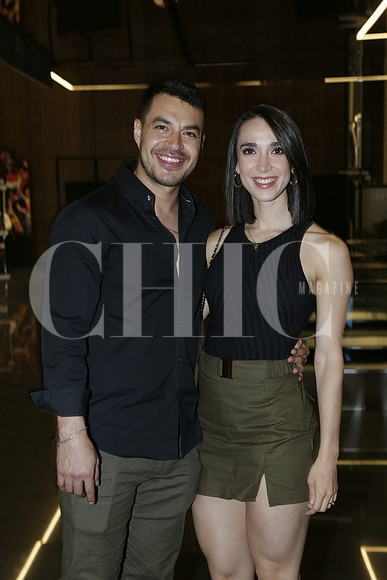 Enresto Dávila y Cindy Suárez