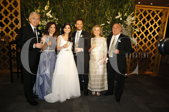 Carlos Cantú, Susana Pérez de Cantú, Susana, Claudio, Mariel Coindreau de Canavati y Alfredo Canavati