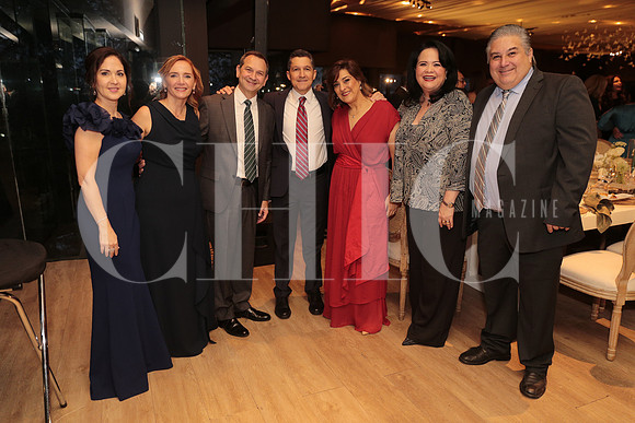 Gladys de la Garza, Angela de Villarreal, Enrique Villarreal, Beto Garcia, Claudia Quintanilla, Eva Trujillo y Alfredo Quezada 2