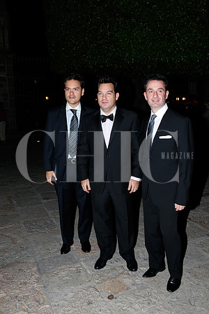 Juan Carlos Moreno, Claudio Zambrano y Alejandro Martín del Campo