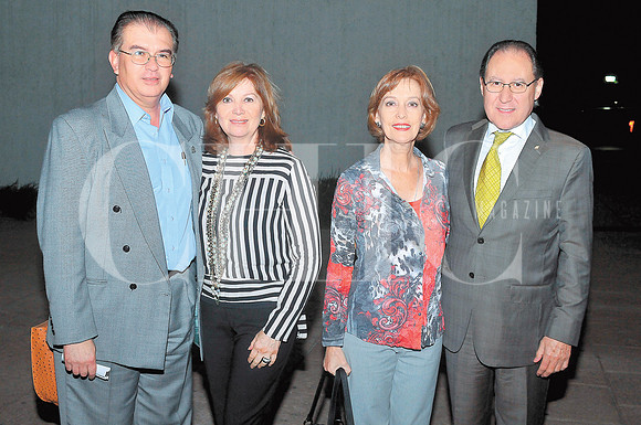 Enrique Dávila, Rosario Velázquez, Carmen Páez y Alberto de la Garza Evia