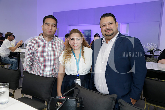 Héctor Montelongo, Paola Álvarado y Oscar Peña