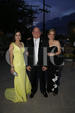 Bárbara Garza, Humberto Garza  Pérez y Beatriz Guerra de Garza