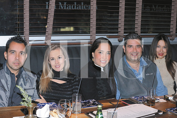 Nestor Perches, Angeles de Perches, Erika Perches, Gustavo Villarreal y Marcela Solberger