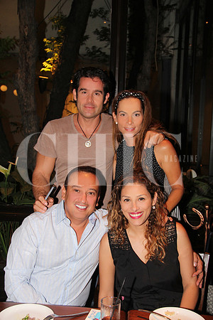 Ernesto Elizondo, Fernanda García, Rene Salinas y Helen de Salinas