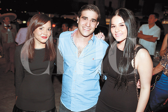 Carolina Torres, Pablo Quintanilla y Catalina Montemayor