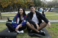 Kassandra Salazar y Diego Paredes