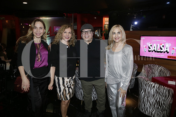 Alejandra Fernández, Gina Benavides, Adrián Arellano y Mónica BUerón de Villarreal