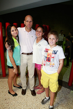 María Paola Garza, David Garza, Isabella Garza y David Garza Jr.