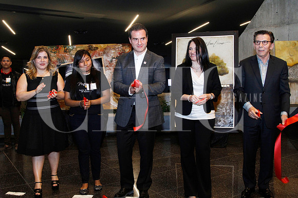 Sandra Berlanga de de la Garza, Fatima Martínez, Adrian de la Garza, Patricia Patton y Salomon Marcushamer. 1