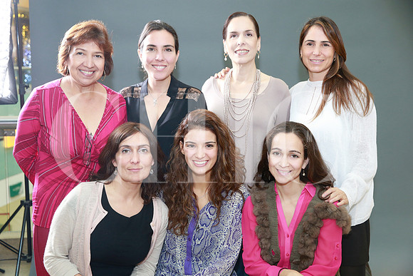 Guadalupe Teresa Pérez, Ana Elena Peña, Elsa Blomeier, Cristina Canales, Omega Kuri, Nitzia Villalba y Valeria Guerra