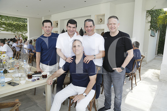 José Carlos Villanueva, Hernán Martínez, Alejandro Villanueva, Jorge Ureñas y Rogelio Sada