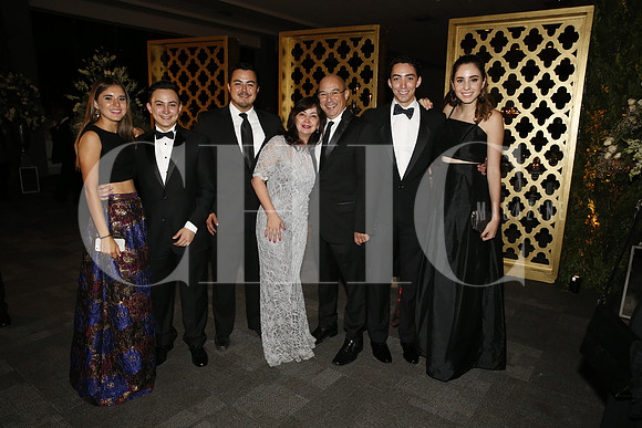 Paola Velarde, Marcelo Pérez, Óscar Pérez, Lourdes de Pérez, Öscar Pérez, Emilio Pérez y Ana Paula Villarreal