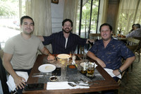 Alán Garza, Santiago Ramírez y Manuel Villegas