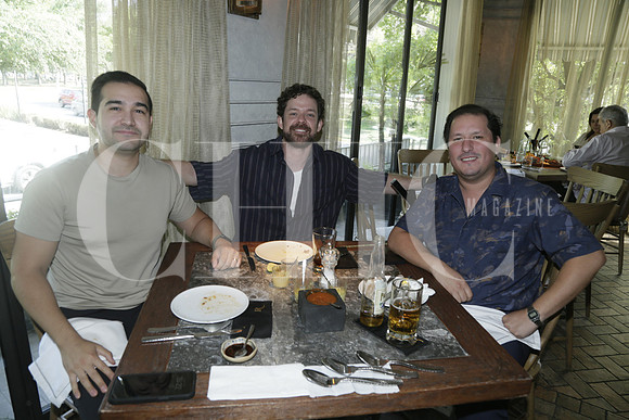 Alán Garza, Santiago Ramírez y Manuel Villegas