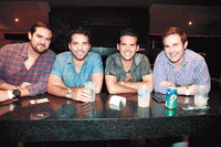 Daniel Porras, Manuel Martínez, Jaime Martínez y José Herrera