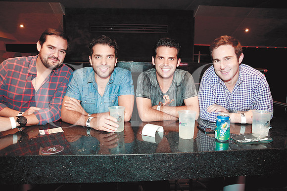 Daniel Porras, Manuel Martínez, Jaime Martínez y José Herrera