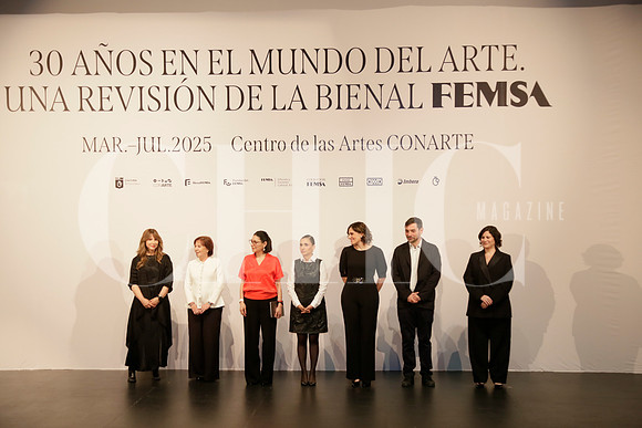 Laura Pacheco, Rosa María Rodríguez, Jessica Ponce, Melissa Segura, Lorena Guillé, Daniel Garza y Lucia Lara