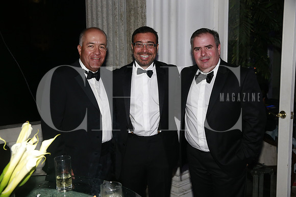 Raymundo Enriquez, Marco Guerrero y Eugenio Estarda