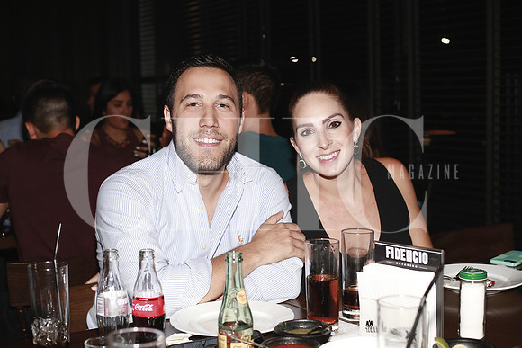 Beto Rodríguez y Arianne Charur