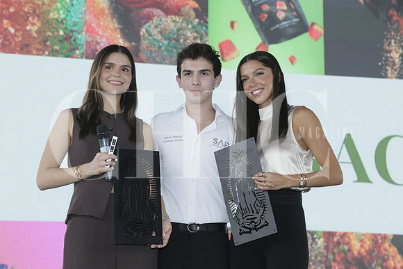 Valeria Quintana, Andrés Palacios y Eugenia Rodríguez