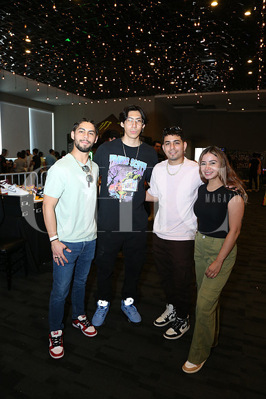 Carlos Ali, Gael Herrera, Naim Ali y Guiselle Canizales