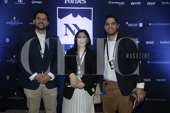 Jesús Alfonso Gutíerrez, María Paulina Saucedo y Gerardo Garza
