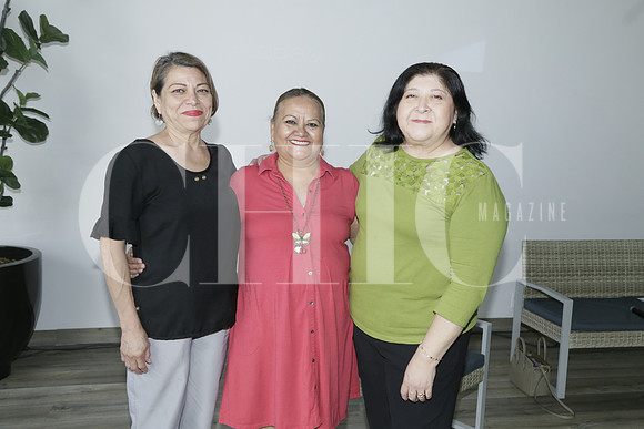 María de Lourdes Infante, Olga Lidia González y Ivonne America Pelayo