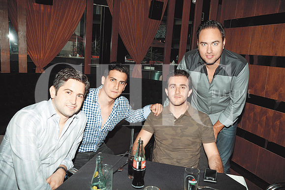 Manuel Poncio, Pedro Isla, Héctor Cantú y Miguel García