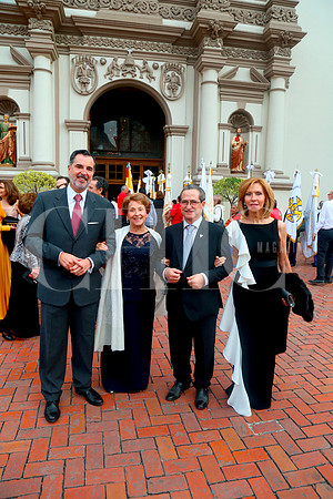 Urbano, Estela, Gabriel y Marcela
