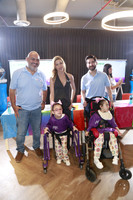Fernando Galindo, Andy Benavides, Hugo Ramírez, María Fernanda Castillo y Rosa America Castillo
