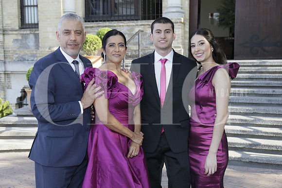 Tomas Villarreal, Martha Laura Peña, Sebastian Villarreal y Carolina Guajardo