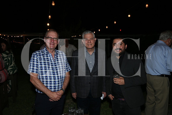 José Antonio González, Alberto Bustani y Leonardo Oreyana0